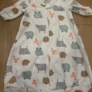 Carter’s Fleece Sleep Sack 0-3 Months Unisex 2-Way Zipper